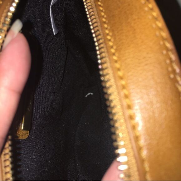 Francesca’s Street Level Brown Studded Circle Crossbody Bag NWT - Picture 5 of 10